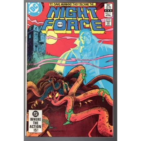 NIGHT FORCE 9 - DC 1982 - BAGGED BOARDED - NM (9.4)