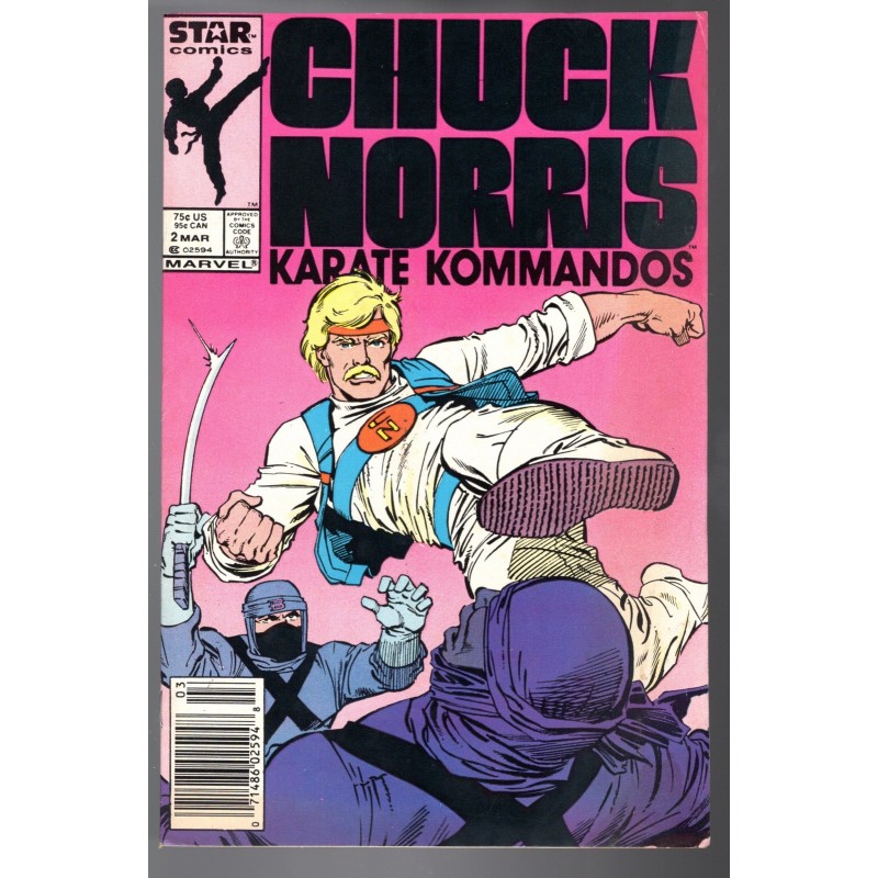 CHUCK NORRIS 2 - STAR COMICS 1987 - BAGGED BOARDED - FN-(5.5)