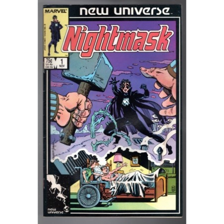 NIGHTMASK 1 - MARVEL 1986 - BAGGED BOARDED - FN-(5.5)