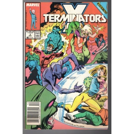 X-TERMINATORS 3 - MARVEL 1988 - BAGGED BOARDED - VF (8.0)