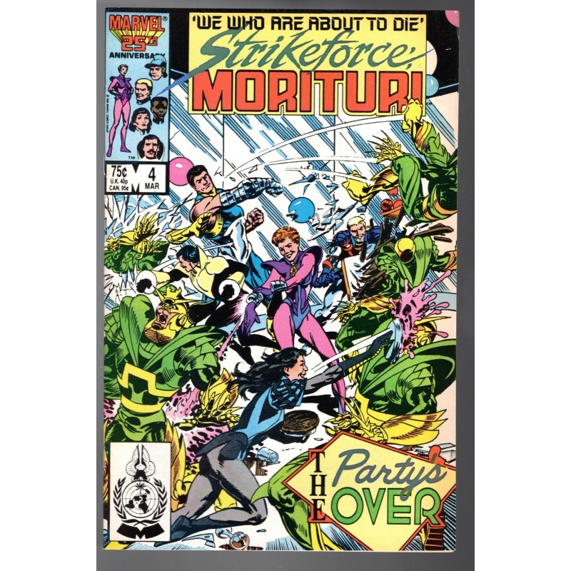 STRIKEFORCE: MORITURI 4 - MARVEL 1987 - BAGGED BOARDED - VF/NM (9.0)