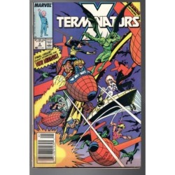 X-TERMINATORS 4 - MARVEL 1988 - BAGGED BOARDED - VF (8.0)