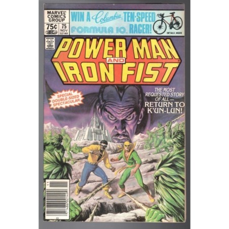 POWER MAN AND IRON FIST 75 - MARVEL 1981 - BAGGED BOARDED - VF (8.0)