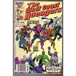 THE WEST COAST AVENGERS 18 - MARVEL 1987 - BAGGED BOARDED - VF-(7.5)