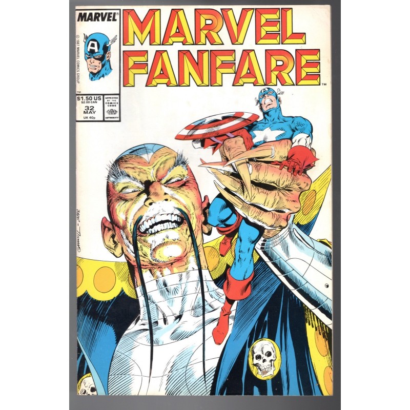 MARVEL FANFARE 32 - MARVEL 1987 - BAGGED BOARDED - VF (8.0)