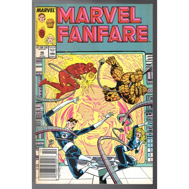 MARVEL FANFARE 46 - MARVEL 1989 - BAGGED BOARDED - VF (8.0)