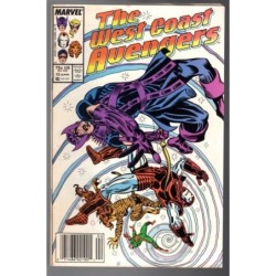 THE WEST COAST AVENGERS 19 - MARVEL 1987 - BAGGED BOARDED - VF+(8.5)