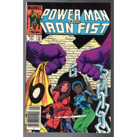 POWER MAN AND IRON FIST 101 - MARVEL 1984 - BAGGED BOARDED - VF+(8.5)