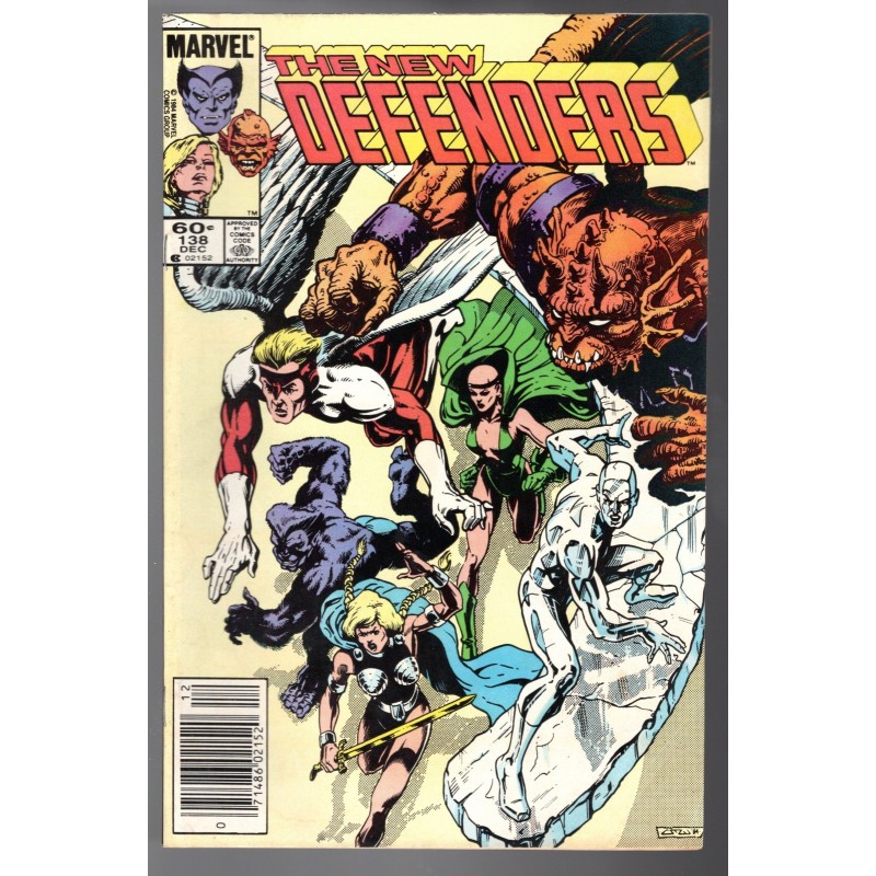 THE NEW DEFENDERS 138 - MARVEL 1984 - BAGGED BOARDED - FN (6.0)