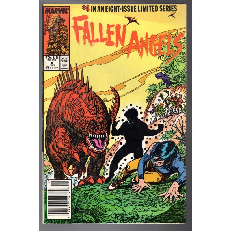 FALLEN ANGELS 4 - MARVEL 1987 - BAGGED BOARDED - VF+(8.5)