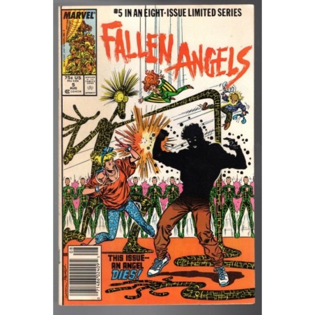 FALLEN ANGELS 5 - MARVEL 1987 - BAGGED BOARDED - FN (6.0)