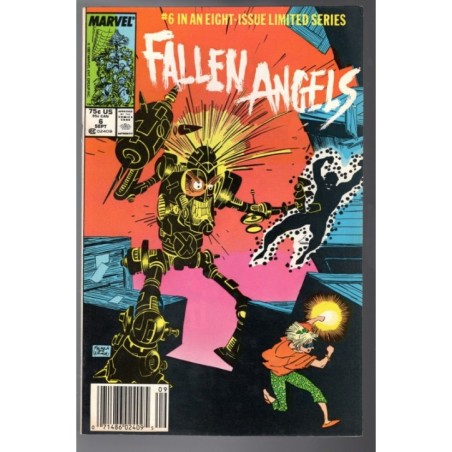 FALLEN ANGELS 6 - MARVEL 1987 - BAGGED BOARDED - VF+(8.5)