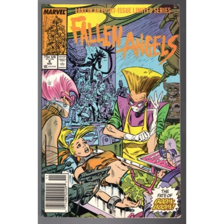 FALLEN ANGELS 8 - MARVEL 1987 - BAGGED BOARDED - VF (8.0)