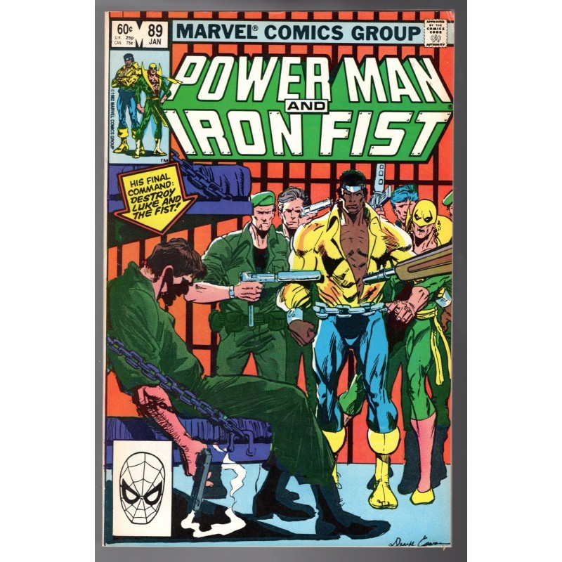 POWER MAN AND IRON FIST 89 - MARVEL 1983 - BAGGED BOARDED - FN/VF (7.0)