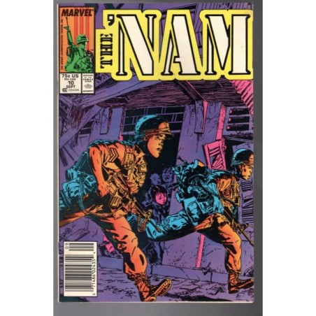 THE 'NAM 10 - MARVEL 1987 - BAGGED BOARDED - FN/VF (7.0)