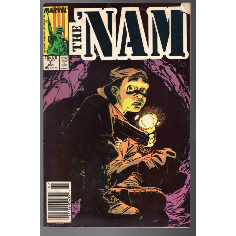 THE 'NAM 8 - MARVEL 1987 - BAGGED BOARDED - VF-(7.5)