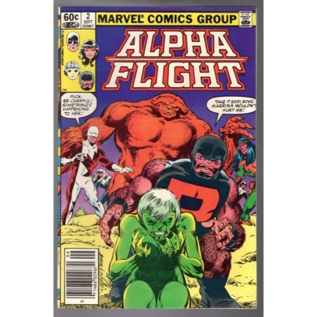 ALPHA FLIGHT 2 - MARVEL 1983 - BAGGED BOARDED - VF+(8.5)