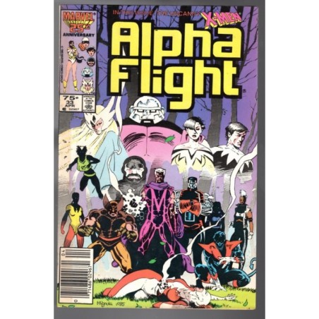 ALPHA FLIGHT 33 - MARVEL 1986 - BAGGED BOARDED - VF (8.0)