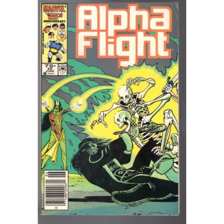 ALPHA FLIGHT 35 - MARVEL 1986 - BAGGED BOARDED - FN+(6.5)