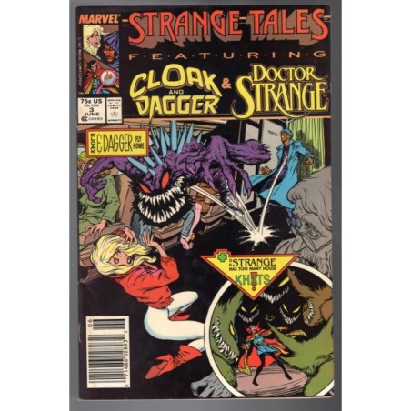 STRANGE TALES 3 - MARVEL 1987 - BAGGED BOARDED - VF (8.0)