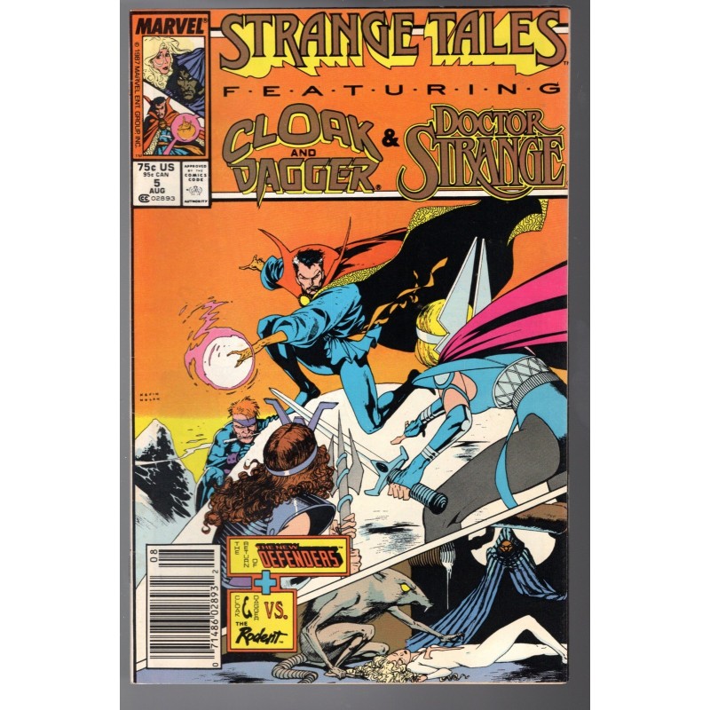 STRANGE TALES 5 - MARVEL 1987 - BAGGED BOARDED - VF (8.0)
