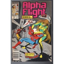 ALPHA FLIGHT 74 - MARVEL 1989 - BAGGED BOARDED - FN/VF (7.0)