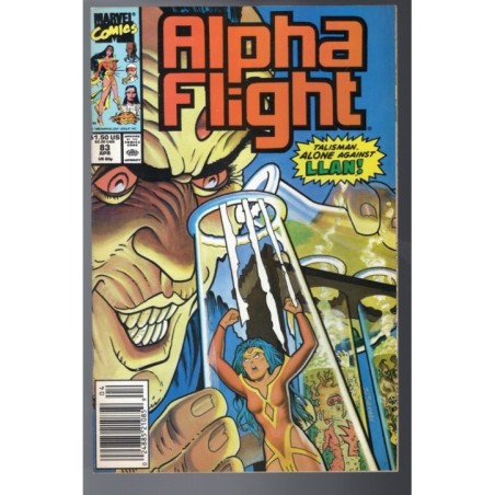 ALPHA FLIGHT 83 - MARVEL 1990 - BAGGED BOARDED - VF/NM (9.0)