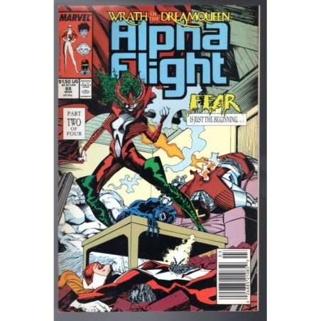 ALPHA FLIGHT 68 - MARVEL 1988 - BAGGED BOARDED - VF (8.0)