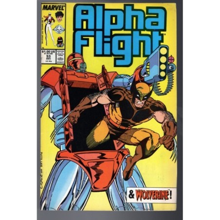 ALPHA FLIGHT 53 - MARVEL 1987 - BAGGED BOARDED - FN/VF (7.0)