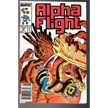 ALPHA FLIGHT 49 - MARVEL 1987 - BAGGED BOARDED - VF (8.0)