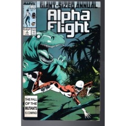 ALPHA FLIGHT ANNUAL 2 - MARVEL 1987 - BAGGED BOARDED - VF (8.0)