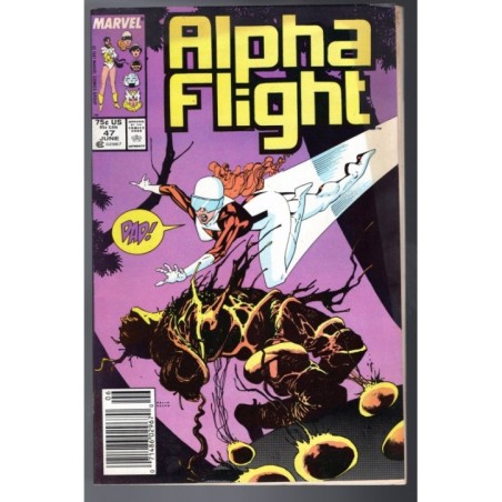 ALPHA FLIGHT 47 - MARVEL 1987 - BAGGED BOARDED - FN/VF (7.0)