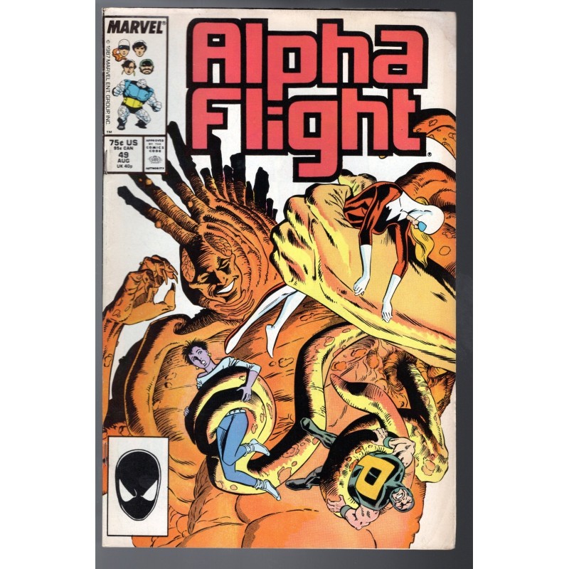 ALPHA FLIGHT 49 - MARVEL 1987 - BAGGED BOARDED - FN (6.0)