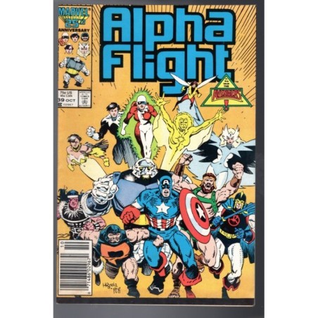 ALPHA FLIGHT 39 - MARVEL 1986 - BAGGED BOARDED - VF/NM (9.0)