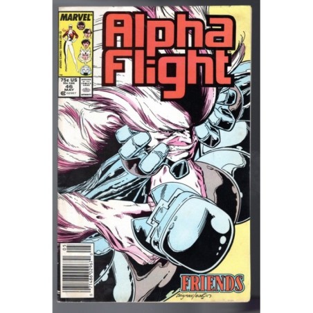 ALPHA FLIGHT 46 - MARVEL 1987 - BAGGED BOARDED - FN/VF (7.0)