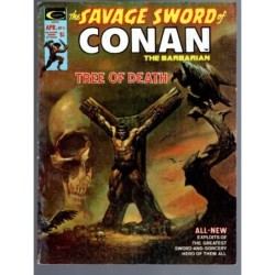 THE SAVAGE SWORD OF CONAN 5 - MARVEL 1975 - BAGGED BOARDED - FN- (5.5)