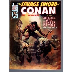 THE SAVAGE SWORD OF CONAN 7 - MARVEL 1975 - BAGGED BOARDED - VF-(7.5)