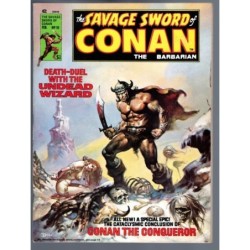 THE SAVAGE SWORD OF CONAN 10 - MARVEL 1975 - BAGGED BOARDED - VF-(7.5)
