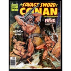 THE SAVAGE SWORD OF CONAN 28 - MARVEL 1977 - BAGGED BOARDED - VF (8.0)