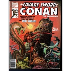 THE SAVAGE SWORD OF CONAN 29 - MARVEL 1977 - BAGGED BOARDED - VF (8.0)