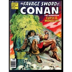 THE SAVAGE SWORD OF CONAN 33 - MARVEL 1977 - BAGGED BOARDED - VF (8.0)
