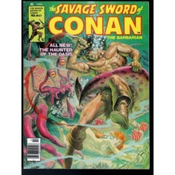 THE SAVAGE SWORD OF CONAN 37 - MARVEL 1977 - BAGGED BOARDED - VF/NM (9.0)