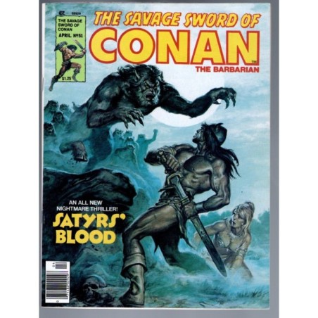 THE SAVAGE SWORD OF CONAN 51 - MARVEL 1978 - BAGGED BOARDED - NM-(9.2)