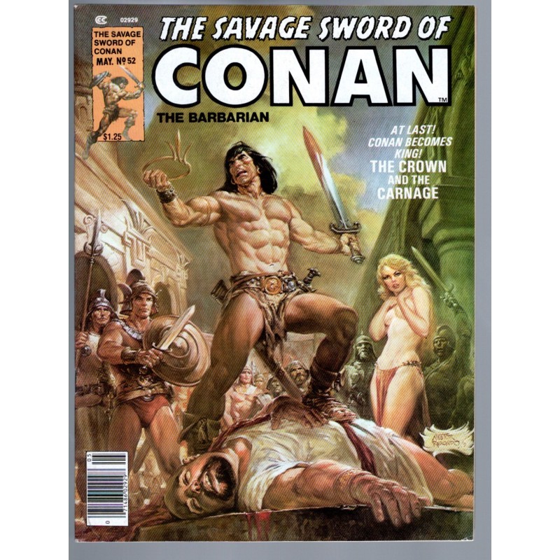 THE SAVAGE SWORD OF CONAN 52 - MARVEL 1979 - BAGGED BOARDED - NM-(9.2)