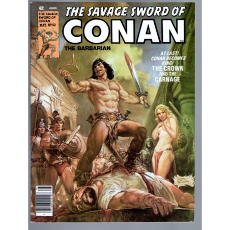 THE SAVAGE SWORD OF CONAN 52 - MARVEL 1979 - BAGGED BOARDED - NM-(9.2)
