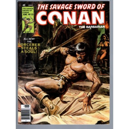 THE SAVAGE SWORD OF CONAN 53 - MARVEL 1979 - BAGGED BOARDED - NM-(9.2)