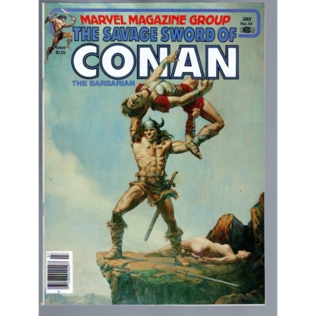 THE SAVAGE SWORD OF CONAN 66 - MARVEL 1980 - BAGGED BOARDED - NM-(9.2)