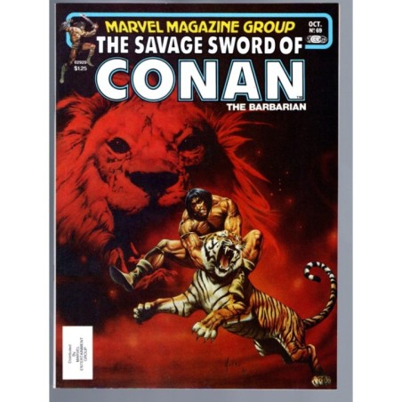 THE SAVAGE SWORD OF CONAN 69 - MARVEL 1980 - BAGGED BOARDED - NM-(9.2)