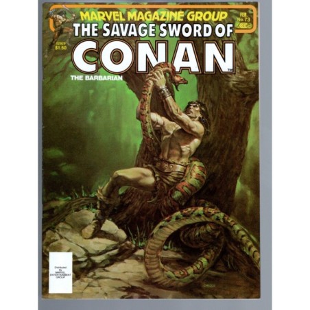 THE SAVAGE SWORD OF CONAN 73 - MARVEL 1980 - BAGGED BOARDED - NM-(9.2)