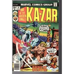 KA-ZAR 18 - MARVEL 1976 - BAGGED BOARDED - VF (8.0)